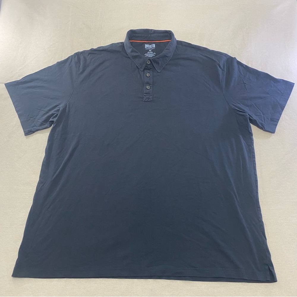 Duluth Trading Co T-Shirt Mens 3XL Navy Spillfighter Longtail T Short Sleeve